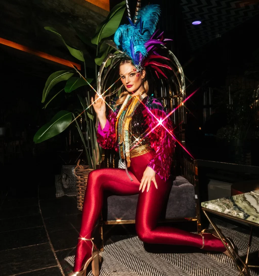 Rocketeteers hostess colourful